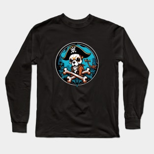 Puppy Pirate Long Sleeve T-Shirt